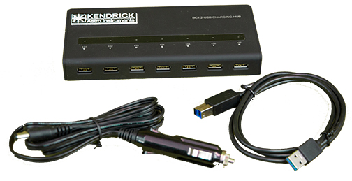 Kendrick 12 VDC Active 7-Port USB Charging Hub 3.0